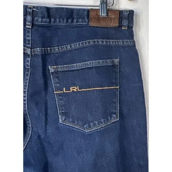 LRL Lauren Jeans Co Ralph Lauren Women's BLUE Jeans Size 14 - Picture 4 of 8